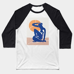 Blue nude under the sun Henri Matisse abstract art Baseball T-Shirt